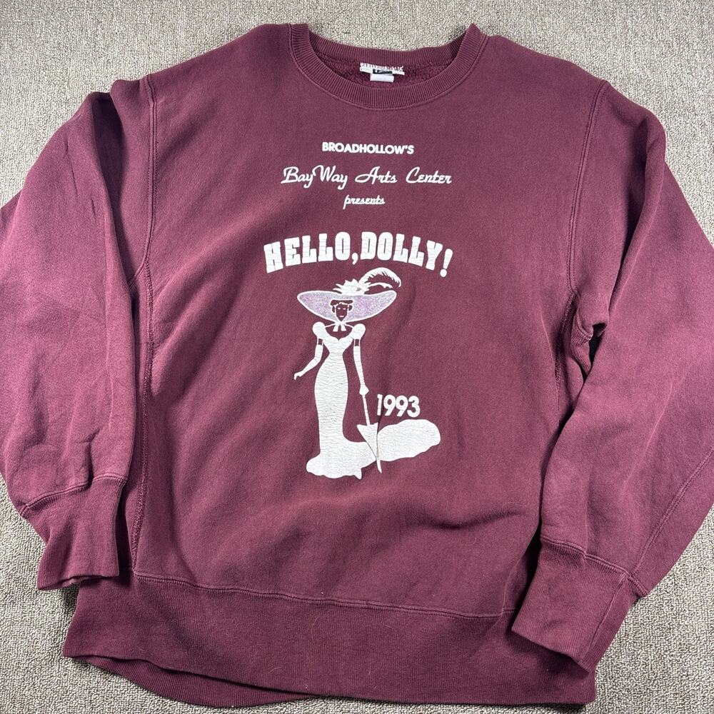 Hello Dolly 1993 Community Theater Sweatshirt XL Broadway Art Musical